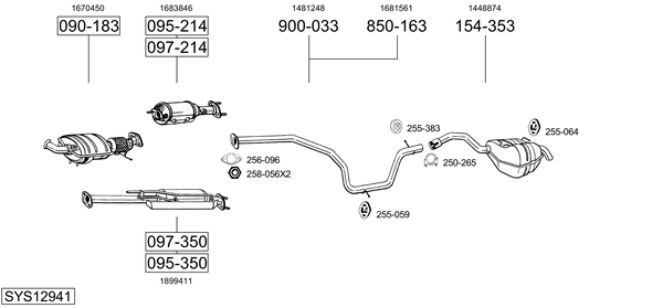 Sistema de gases de escape Ford GALAXY II