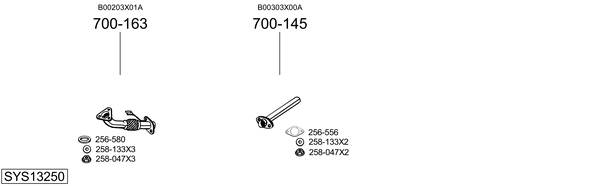 Sistema de gases de escape Nissan NAVARA NP300 Platform/Chassis