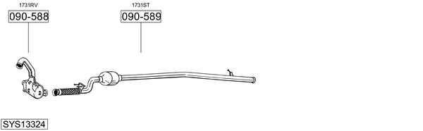 Sistema de gases de escape Peugeot 807