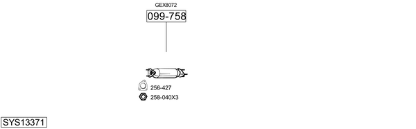Sistema de gases de escape Rover 200 II Hatchback