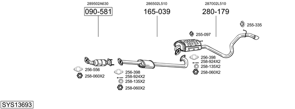 Sistema de gases de escape Hyundai i30