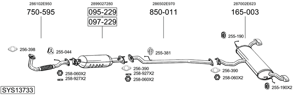 Sistema de gases de escape Hyundai TUCSON