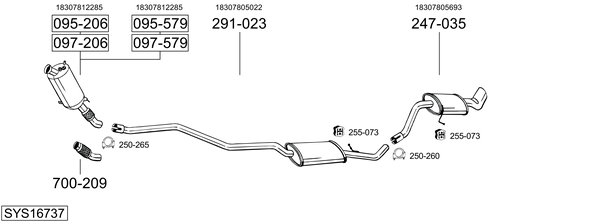 Sistema de gases de escape Bmw 1 Coupe