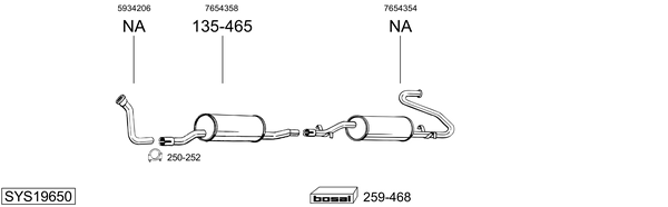 Sistema de gases de escape Fiat DUCATO Van