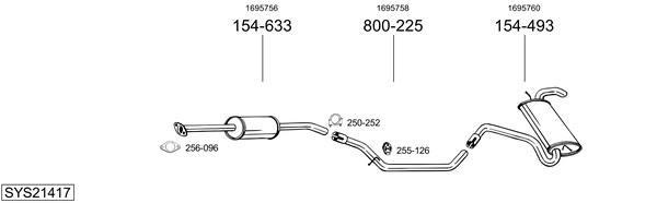 Sistema de gases de escape Ford C-MAX II