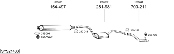 Sistema de gases de escape Ford C-MAX II