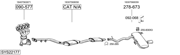 Sistema de gases de escape Bmw 3 Touring