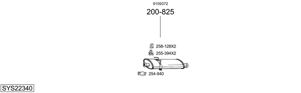 Sistema de gases de escape Vauxhall MOVANO Mk I Van