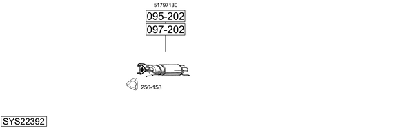 Sistema de gases de escape Alfa Romeo BRERA
