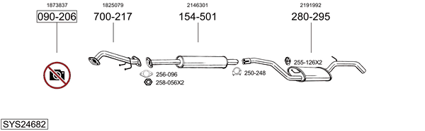 Sistema de gases de escape Ford FOCUS III