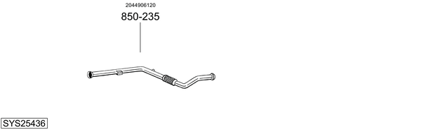 Sistema de gases de escape Mercedes-Benz E-CLASS T-Model
