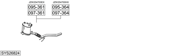 Sistema de gases de escape Vw GOLF PLUS V
