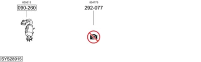 Sistema de gases de escape Opel KARL