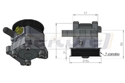 Bomba hidráulica, dirección Fiat DUCATO Bus · Fiat DUCATO Van · Fiat DUCATO Platform/Chassis