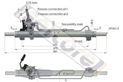 Engranaje de dirección Citroën C5 III · Citroën C5 III Break