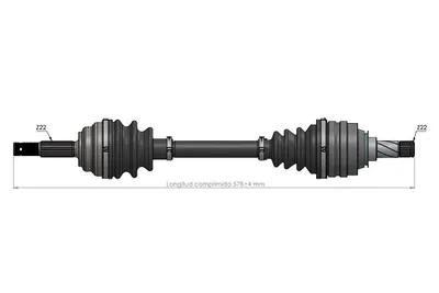 Árbol de transmisión Opel COMBO Box Body/MPV · Opel CORSA B · Opel TIGRA