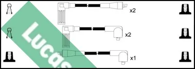 Juego de cables de encendido Fiat TEMPRA · Fiat TEMPRA S.W. · Fiat TIPO