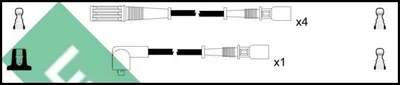 Juego de cables de encendido Fiat PANDA · Fiat TIPO · Fiat UNO