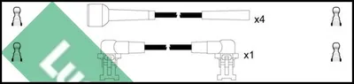 Juego de cables de encendido Renault 11 · Renault 9 · Volvo 340-360 Saloon