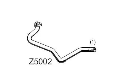 Tubo de escape XXLMARMITTEITALIANE Z5002