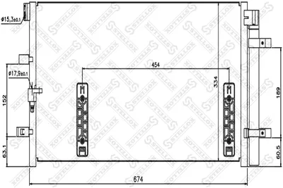 Condensador, aire acondicionado Audi A6 C6 Avant · Audi A5 · Audi A4 B8