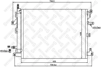 Condensador, aire acondicionado Volvo XC90 I · Volvo XC90 I VAN