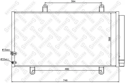 Condensador, aire acondicionado Toyota CAMRY Saloon · Toyota AVALON Saloon · Toyota VENZA