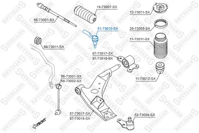 Rótula barra de acoplamiento Chevrolet EVANDA · Chevrolet EPICA · Daewoo EVANDA