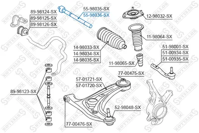 Articulación axial, barra de acoplamiento Toyota PICNIC · Toyota YARIS · Toyota bB I