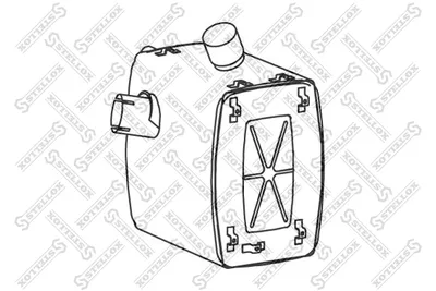 Silenciador central/posterior STELLOX 82-03088-SX