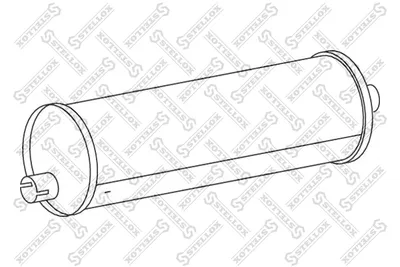 Silenciador central/posterior STELLOX 82-03089-SX