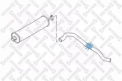 Tubo de escape STELLOX 82-03631-SX