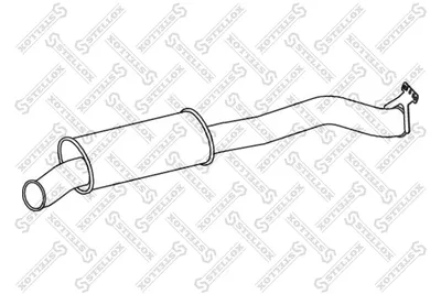 Tubo de escape STELLOX 82-03745-SX