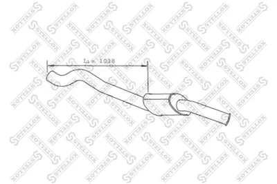Tubo de escape STELLOX 82-03777-SX