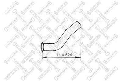 Tubo de escape STELLOX 82-03790-SX