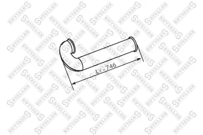 Tubo de escape STELLOX 82-03803-SX