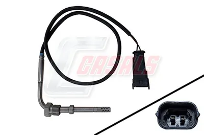 Sensor, temp. gas escape CASALS 65590