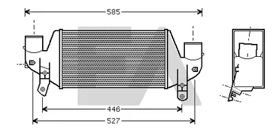 Radiador de aire de admisión Ford FIESTA IV · Ford FIESTA Box Body/MPV · Ford FOCUS I