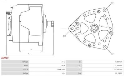 Alternador AS-PL A0010