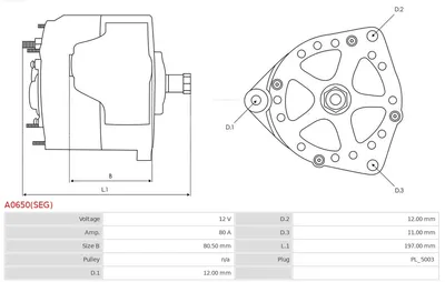 Alternador Audi A4 B7 Avant · Mercedes-Benz VARIO Bus · Mercedes-Benz VARIO Van