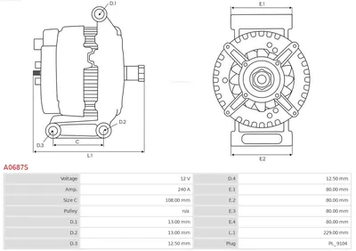 Alternador AS-PL A0687S