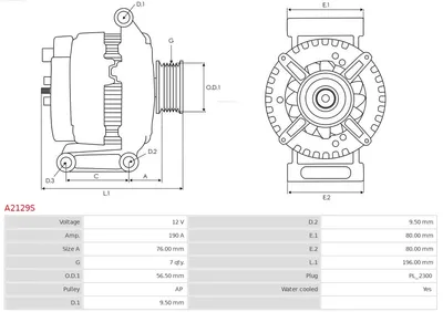 Alternador Porsche CAYENNE