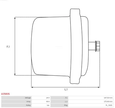 Alternador AS-PL A3583S