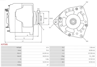 Alternador Citroën LNA · Citroën BX · Citroën BX Break