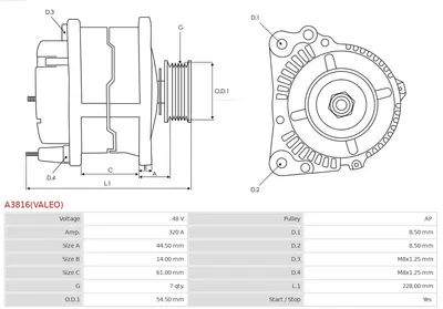 Alternador Renault AUSTRAL