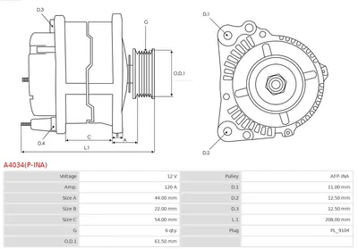 Alternador Alfa Romeo 156 · Alfa Romeo 166 · Alfa Romeo 156 Sportwagon