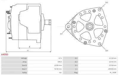 Alternador Alfa Romeo 156 Sportwagon · Fiat REGATA · Fiat REGATA Weekend