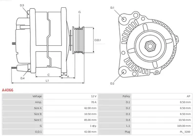 Alternador Ford Australia ESCORT Saloon · Ford Australia ESCORT Panel Van · Austin-Healey SPRITE MK.III Convertible