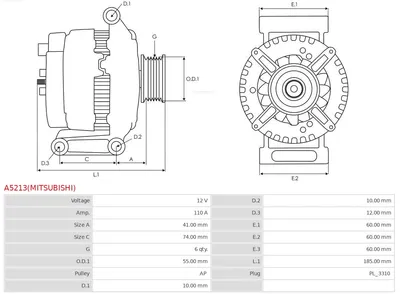 Alternador Mazda CX-7