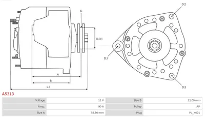 Alternador Acura INTEGRA Hatchback · Acura INTEGRA Coupe
